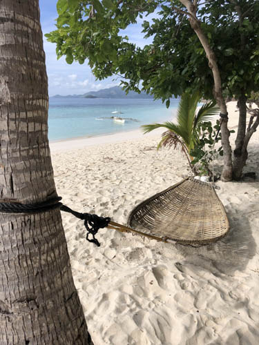 Relaxing at the beach Coron
