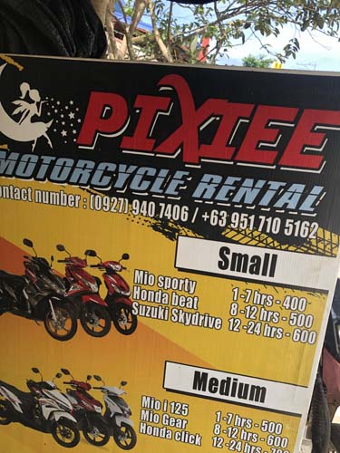 Coron Palalwan Motorbike Rental