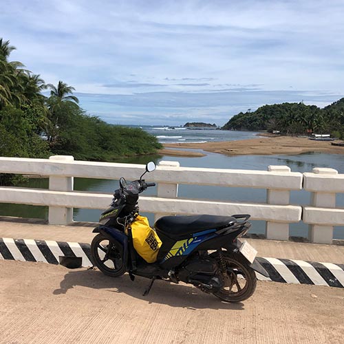 renting a motorbike in Coron Philippines
